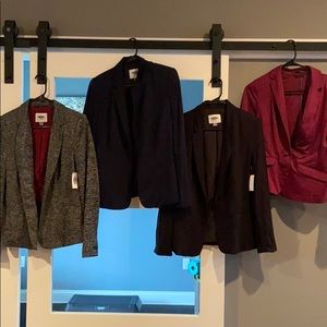 Lot of 4 Blazers Size Medium Old Navy and Maurices